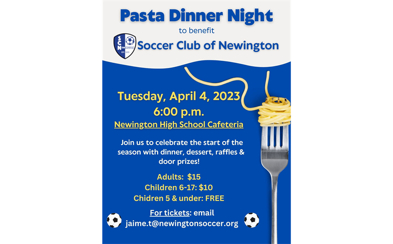 Pasta Night Soccer Club of Newington