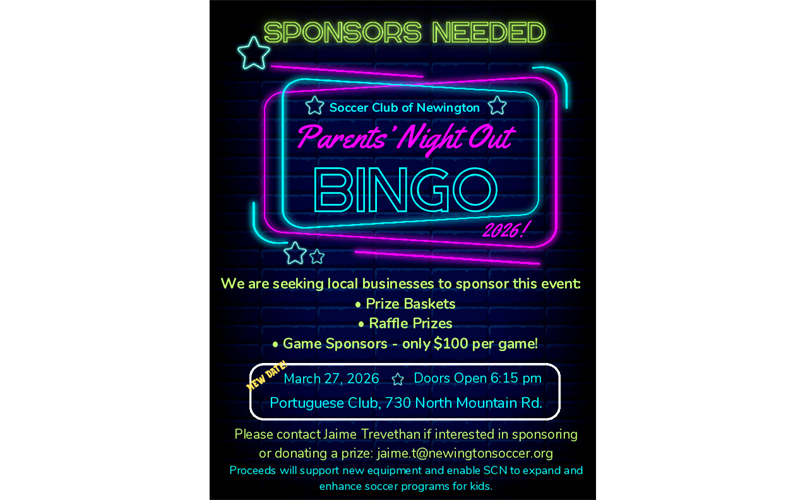 *SPONSORS NEEDED* Bingo Night 2026